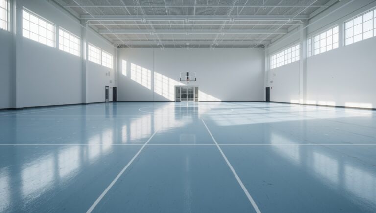 Hallenboden sanieren Sporthalle