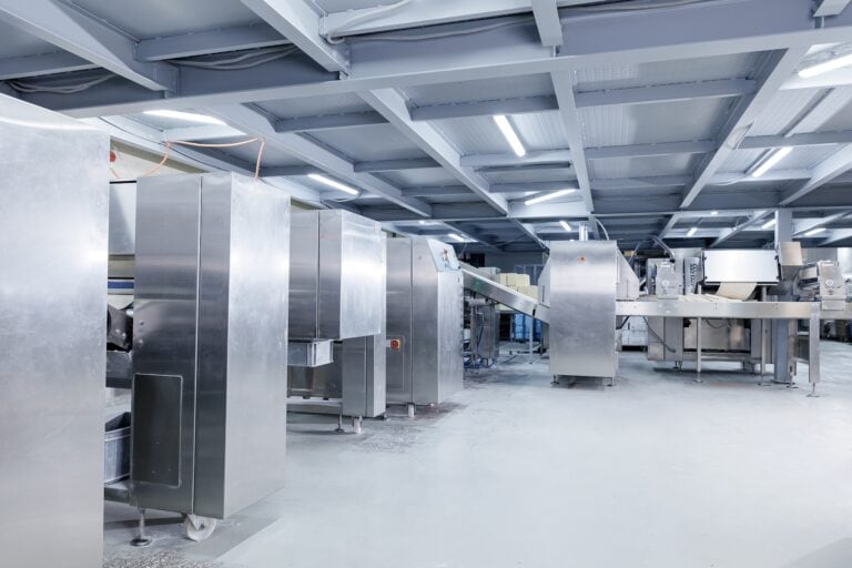 Industrieboden Lebensmittelindustrie Maschine